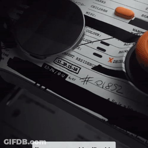 A Close Up Of A Piece Of Paper That Says # 01852 GIF