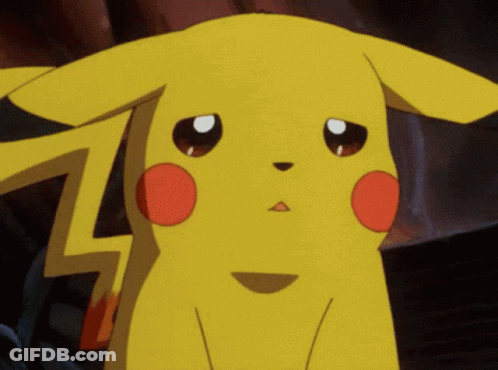 A Close Up Of A Pikachu With A Lightning Bolt Behind Its Head GIF