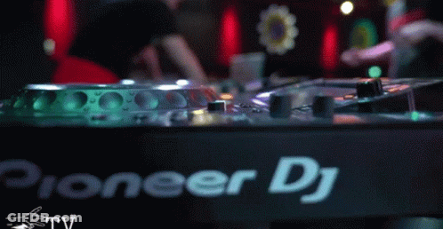 A Close Up Of A Pioneer Dj Controller GIF