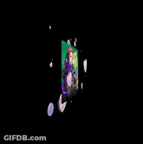 A Close Up Of A Purple And Black Object With A Blurred Background GIF