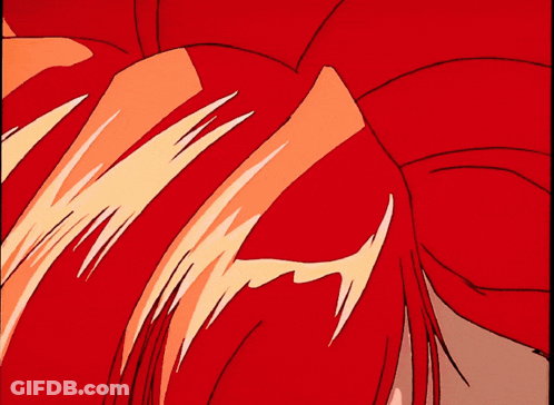 A Close Up Of A Red Haired Anime Character With The Words I 'Ll Be Joining You Soon GIF