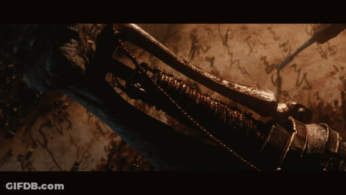 A Close Up Of A Skeleton With Blood Coming Out Of It 'S Stomach GIF