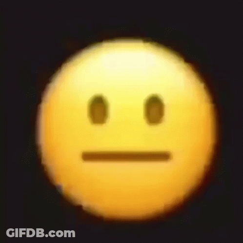 A Close Up Of A Smiley Face With A Big Smile And A Black Background . GIF
