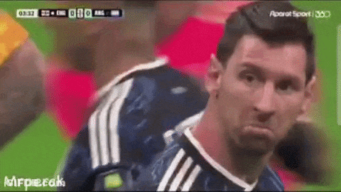 A Close Up Of A Soccer Player Making A Funny Face During A Game . GIF