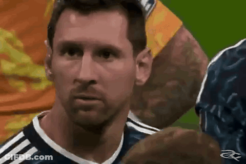 A Close Up Of A Soccer Player 'S Face With A Beard . GIF