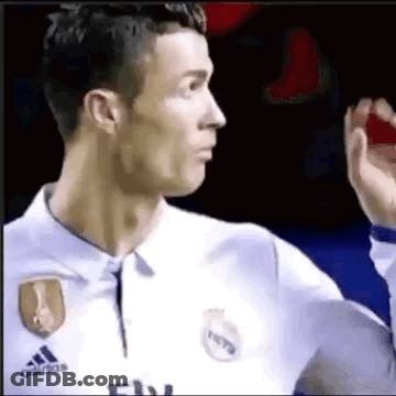 A Close Up Of A Soccer Player Wearing A White Adidas Jersey . GIF