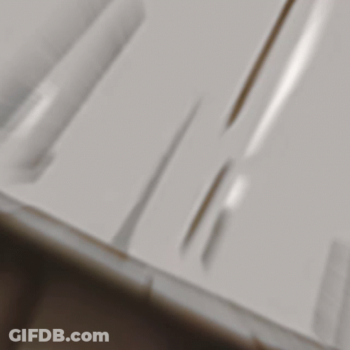 A Close Up Of A White Cloth That Looks Like A Hand GIF