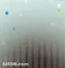 A Close Up Of A White Surface With A Blue And Green Circle On It GIF