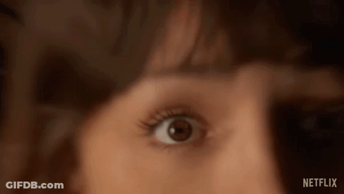 Close Up Of Woman's Eye Looking At Camera GIF