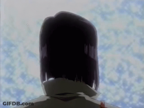 A Close Up Of A Woman 'S Face In A Cartoon With A Blurred Background . GIF