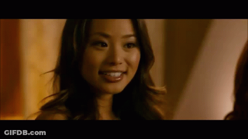 A Close Up Of A Woman 'S Face In A Movie . GIF