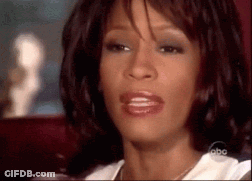 A Close Up Of A Woman 'S Face With A Abc Logo In The Corner GIF