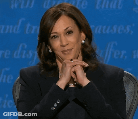 A Close Up Of A Woman 'S Face With A Blue Background That Says Cause GIF
