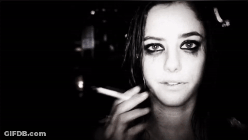 Close Up Of Woman's Face With Blurry Background GIF