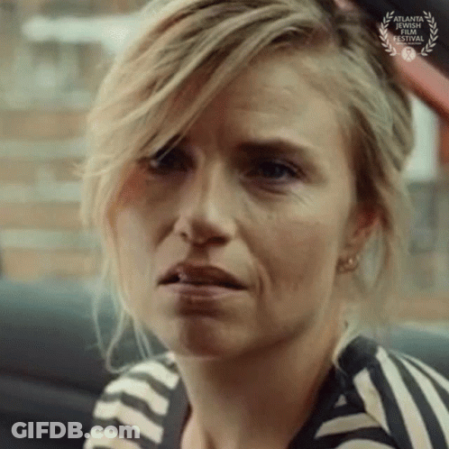 Woman's Face With Laurel Wreath GIF