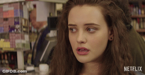 A Close Up Of A Woman 'S Face With A Netflix Logo On The Bottom GIF