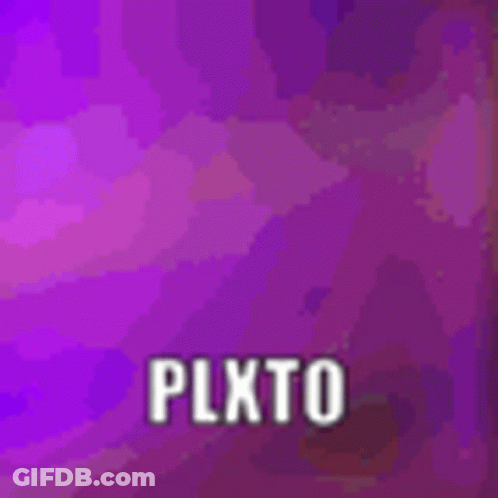 Woman's Face With Purple Background And Plxto GIF