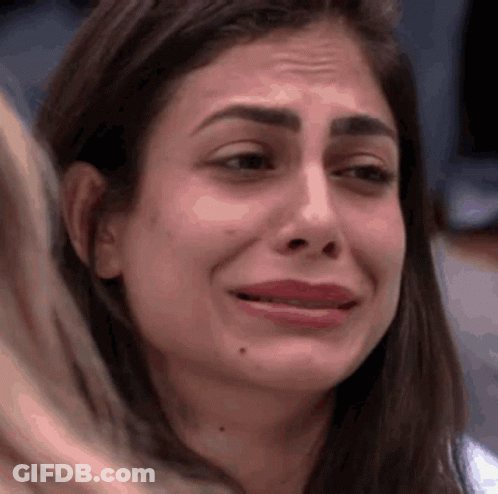 Close Up Of Woman's Face With Tear GIF