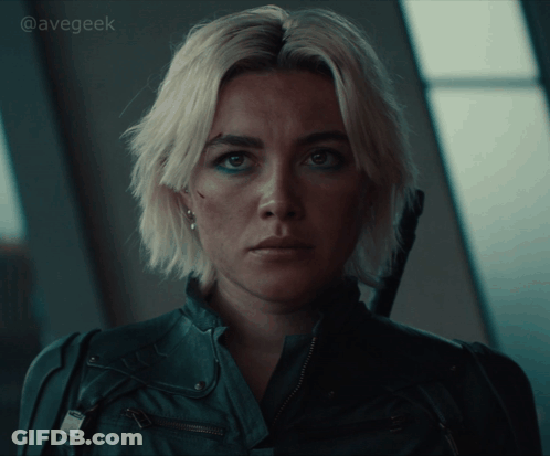 A Close Up Of A Woman 'S Face With Avegeek Written On The Bottom Right GIF