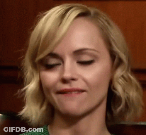 Woman With Eyes Closed Close Up GIF