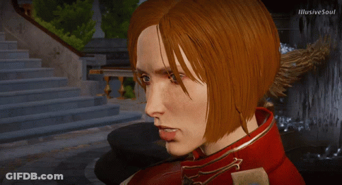 A Close Up Of A Woman 'S Face With Illusive Soul Written On The Bottom Right GIF