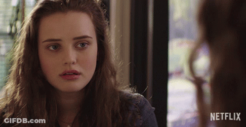 A Close Up Of A Woman 'S Face With Netflix Written On The Bottom GIF