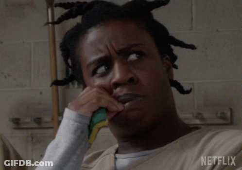 A Close Up Of A Woman 'S Face With Netflix Written On The Bottom GIF