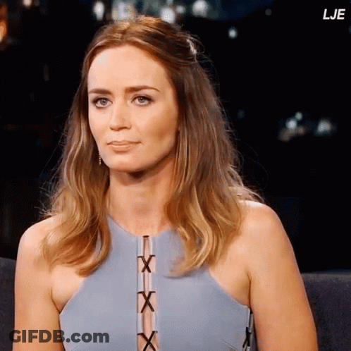A Close Up Of A Woman 'S Face With The Letters Lje In The Corner GIF