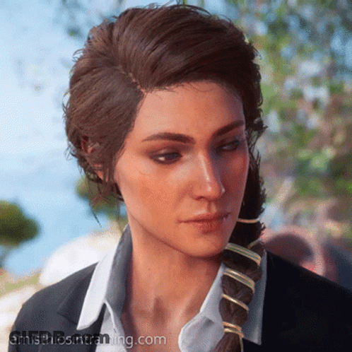 A Close Up Of A Woman 'S Face With The Website Amisthiosintraining.com In The Upper Right Corner GIF