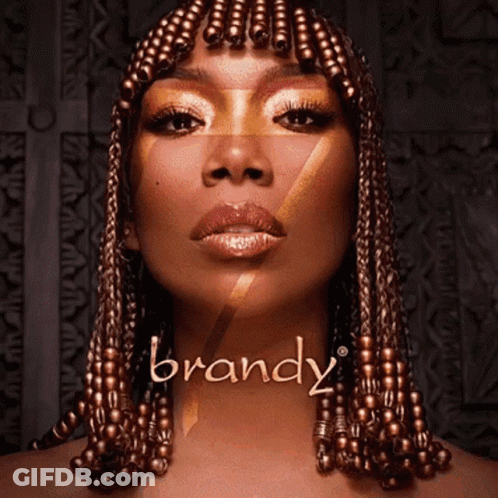 Close Up Woman Face Brandy Text GIF