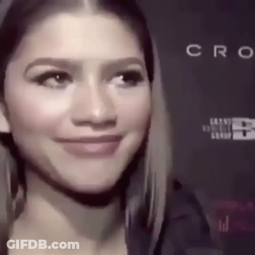 A Close Up Of A Woman 'S Face With The Word Cro In The Corner GIF
