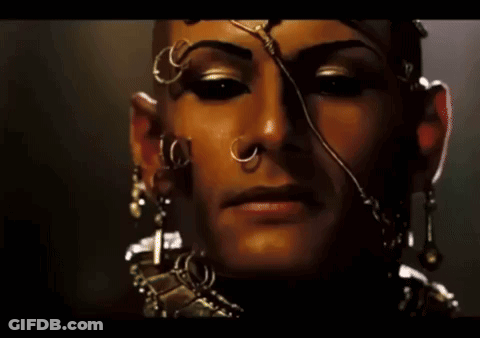 A Close Up Of A Woman 'S Face With The Word Done On The Bottom Right GIF
