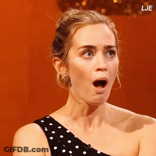 A Close Up Of A Woman 'S Face With The Word Lje On The Bottom Right GIF