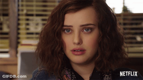 A Close Up Of A Woman 'S Face With The Word Netflix On The Bottom GIF
