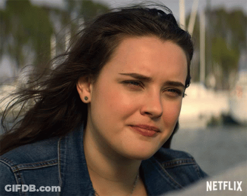 A Close Up Of A Woman 'S Face With The Word Netflix On The Bottom GIF