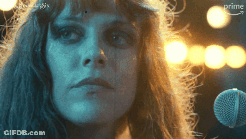A Close Up Of A Woman 'S Face With The Word Prime On The Bottom Left GIF