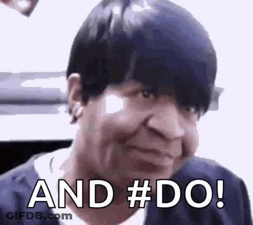 A Close Up Of A Woman 'S Face With The Words And #Do Written On It GIF