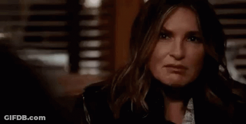 A Close Up Of A Woman 'S Face With The Words `` Fair Enough '' . GIF