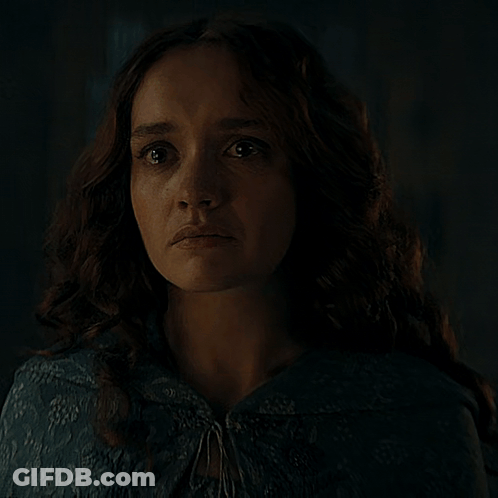 A Close Up Of A Woman 'S Face With The Words Go Written On It GIF