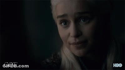 A Close Up Of A Woman 'S Face With The Words Got On The Bottom Right GIF