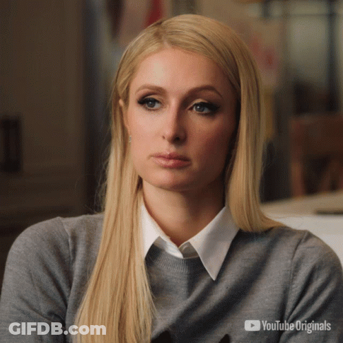 A Close Up Of A Woman 'S Face With Youtube Originals On The Bottom Right GIF