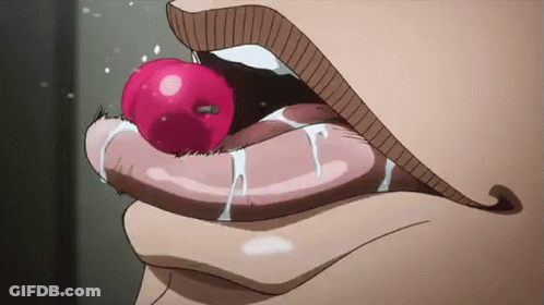 A Close Up Of A Woman 'S Mouth With A Red Apple In It . GIF