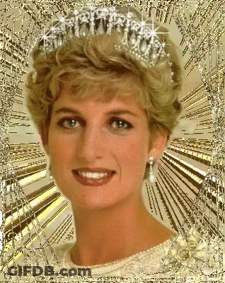 A Close Up Of A Woman Wearing A Tiara GIF