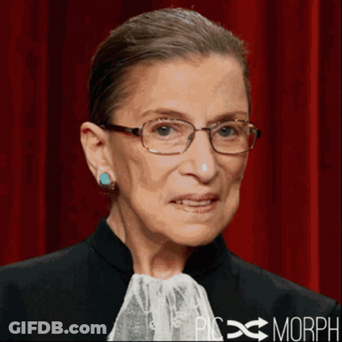 A Close Up Of A Woman Wearing Glasses And Earrings With Morph Written On The Bottom Right GIF