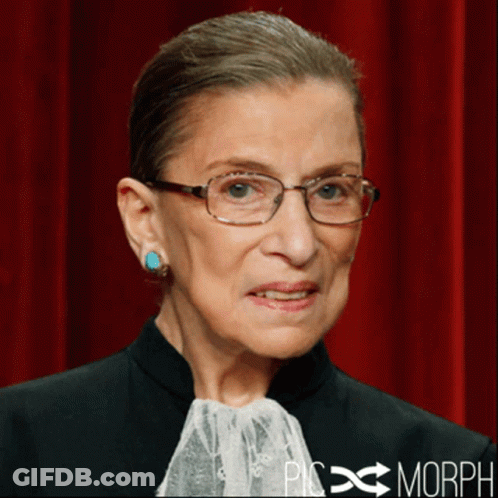 A Close Up Of A Woman Wearing Glasses And Earrings With The Words Pic Morph Below GIF