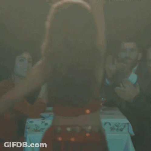 A Close Up Of A Woman With Blood Coming Out Of Her Face GIF