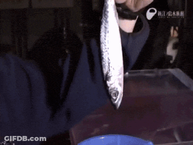 A Close Up Of A Worm With Chinese Writing On The Bottom Left GIF