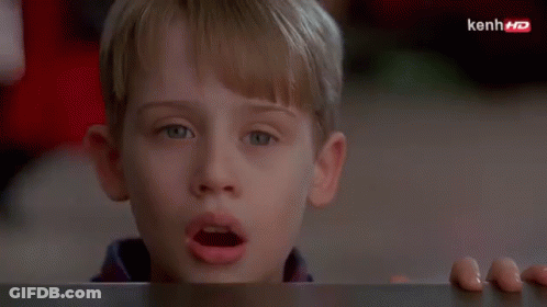 A Close Up Of A Young Boy 'S Face With The Words Kenh Hd On The Bottom Right GIF