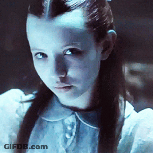 A Close Up Of A Young Girl With Long Hair GIF