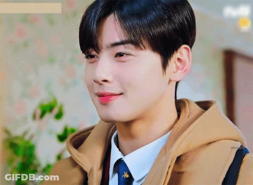 A Close Up Of A Young Man 'S Face With A Hoodie On GIF